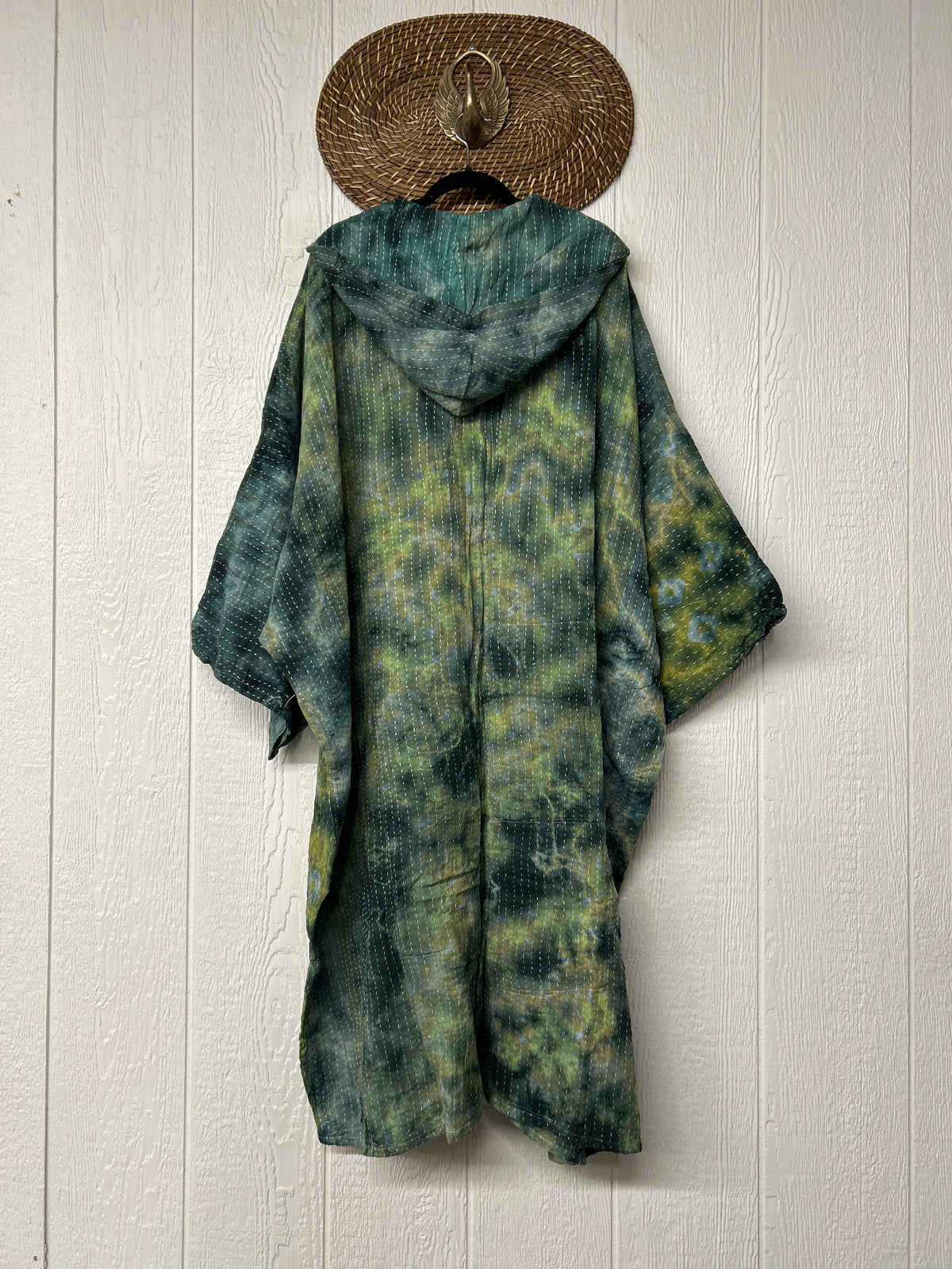 Pareo Kantha Gaia Hooded Maxi 1026 080