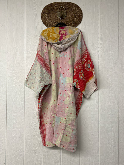 Pareo Kantha Gaia Hooded Maxi 1026 031