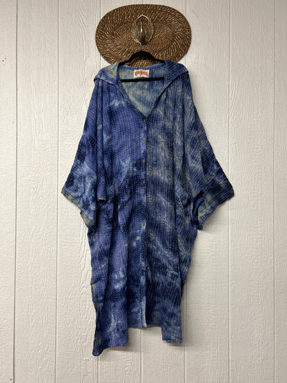 Pareo Kantha Gaia Hooded Maxi 1026 125