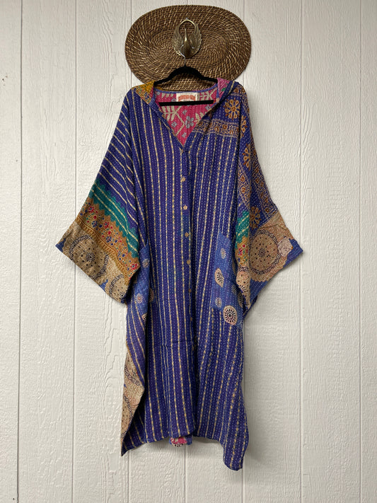 Pareo Kantha Gaia Hooded Maxi 1026 023