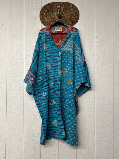 Pareo Kantha Gaia Hooded Maxi 1026 075