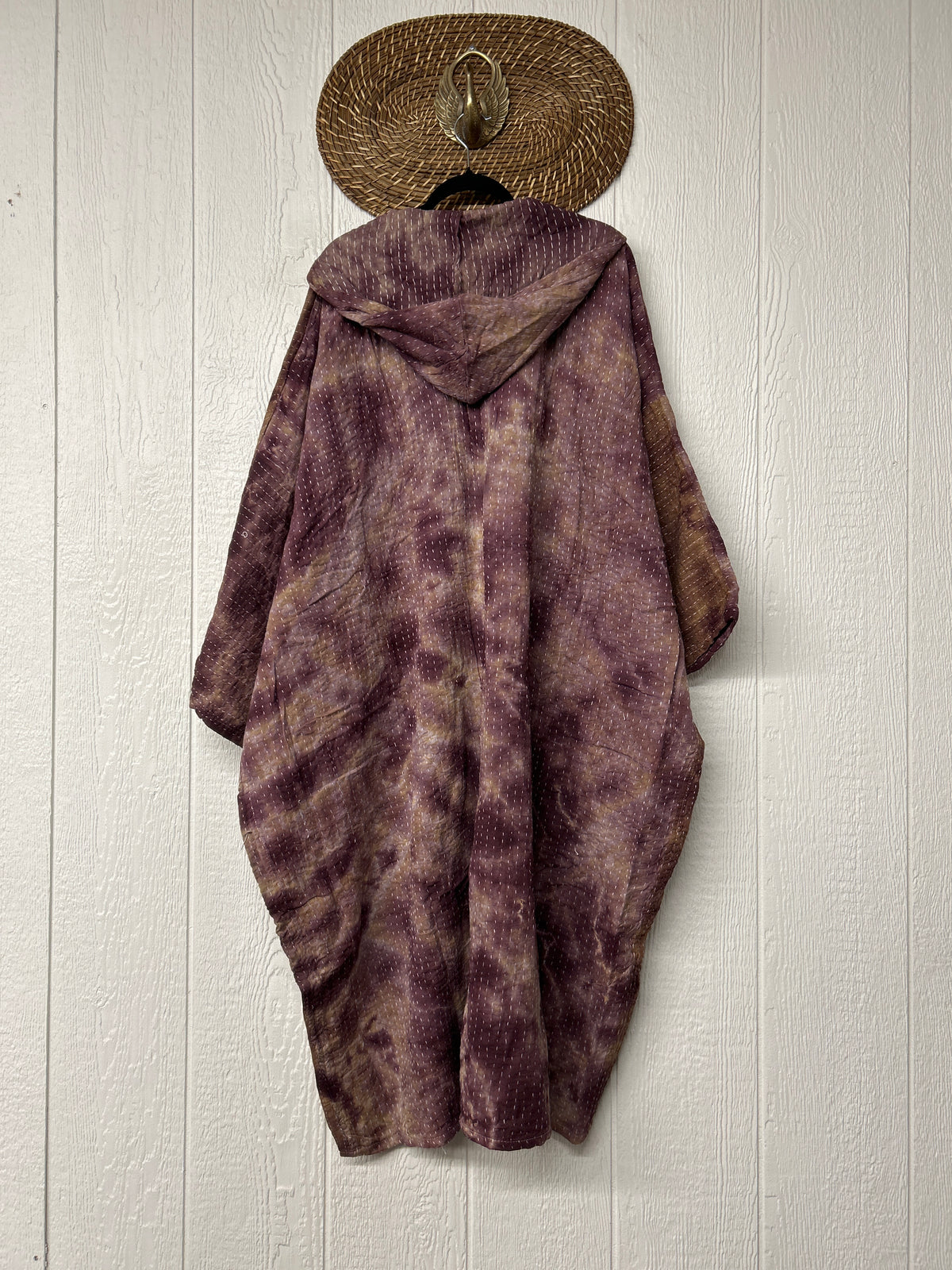 Pareo Kantha Gaia Hooded Maxi 1026 062