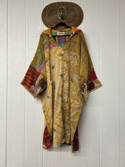 Pareo Kantha Gaia Hooded Maxi 1026 129