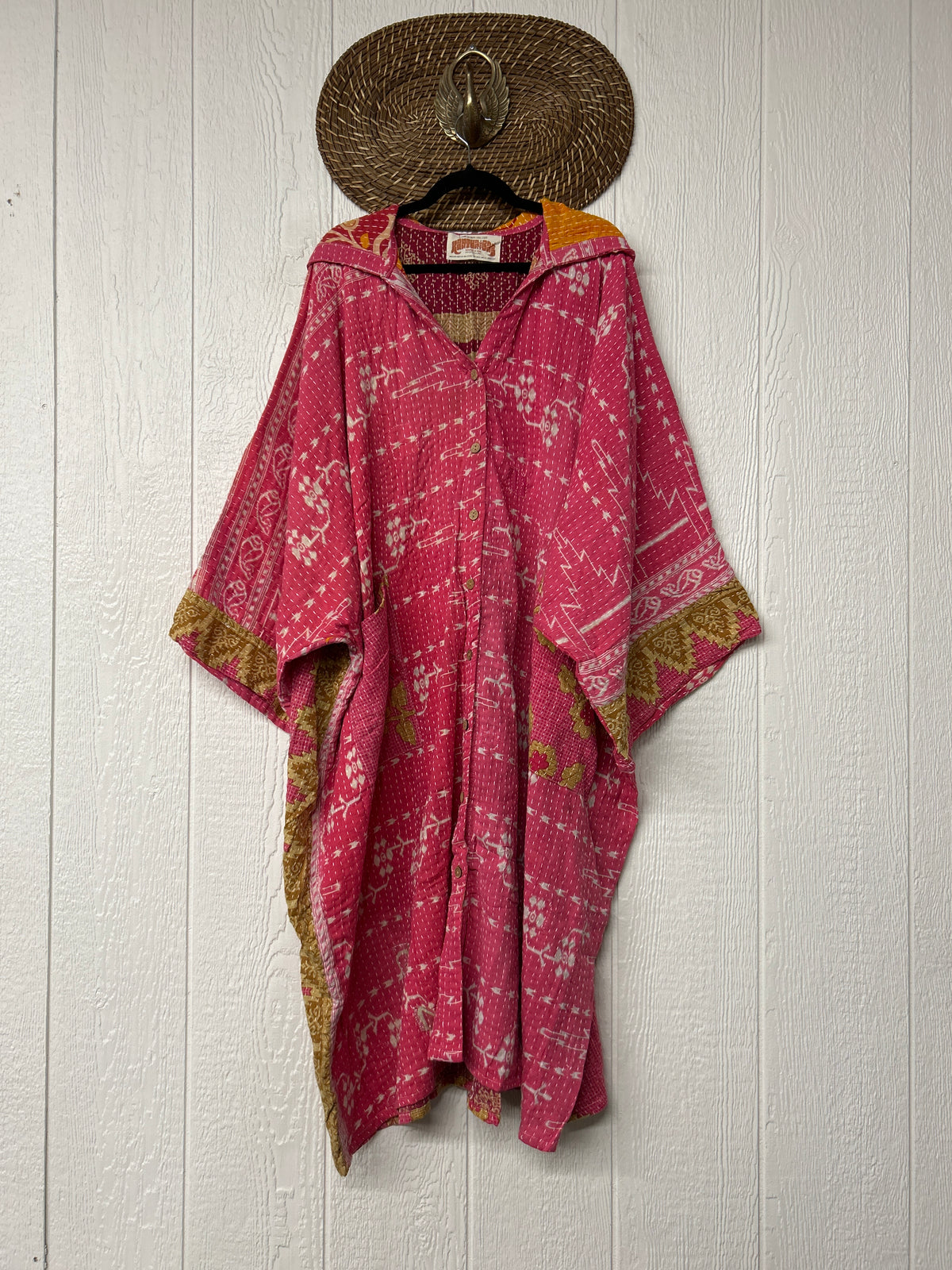 Pareo Kantha Gaia Hooded Maxi 1026 099