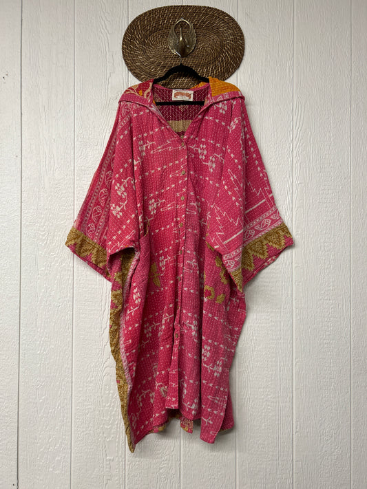 Pareo Kantha Gaia Hooded Maxi 1026 099