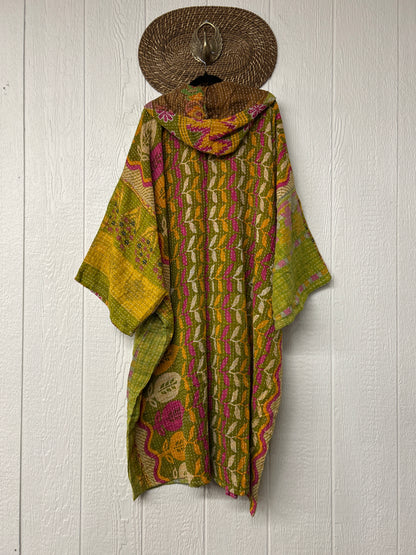 Pareo Kantha Gaia Hooded Maxi 1026 119