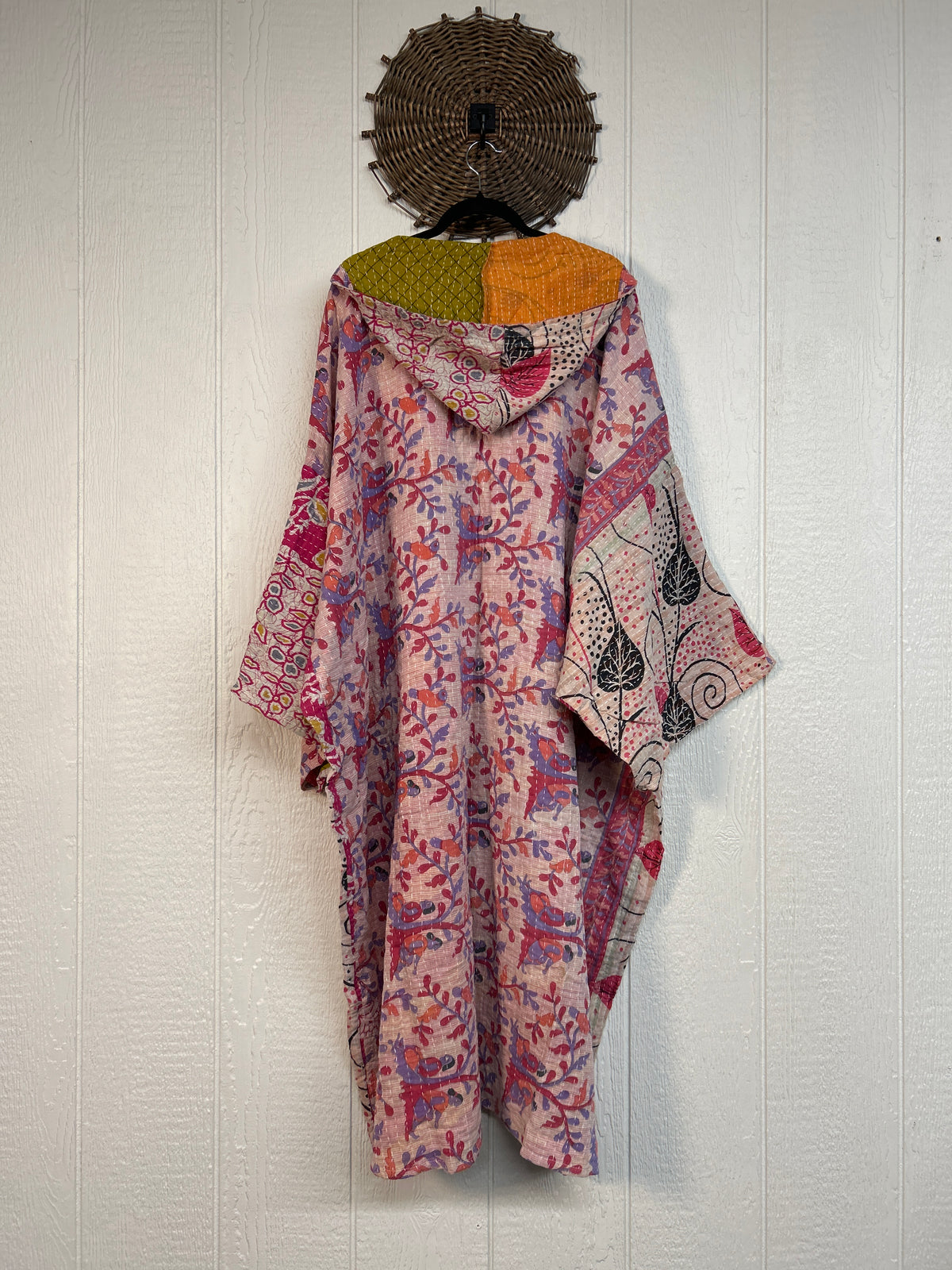 Pareo Kantha Gaia Hooded Maxi 1026 169