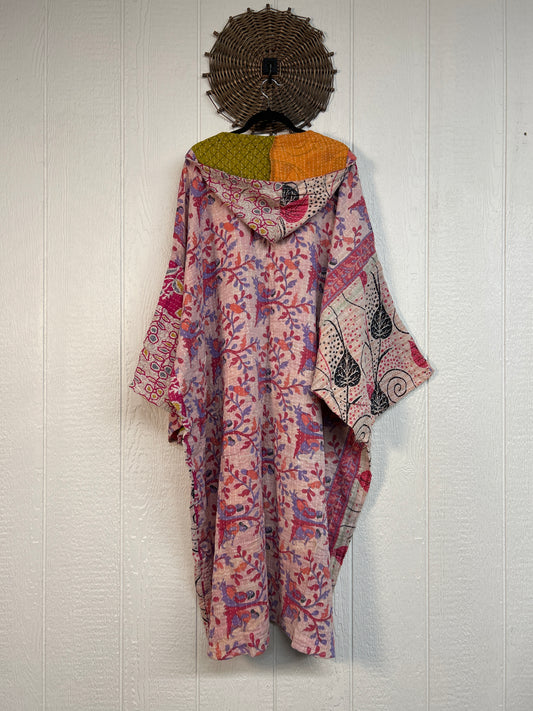 Pareo Kantha Gaia Hooded Maxi 1026 169