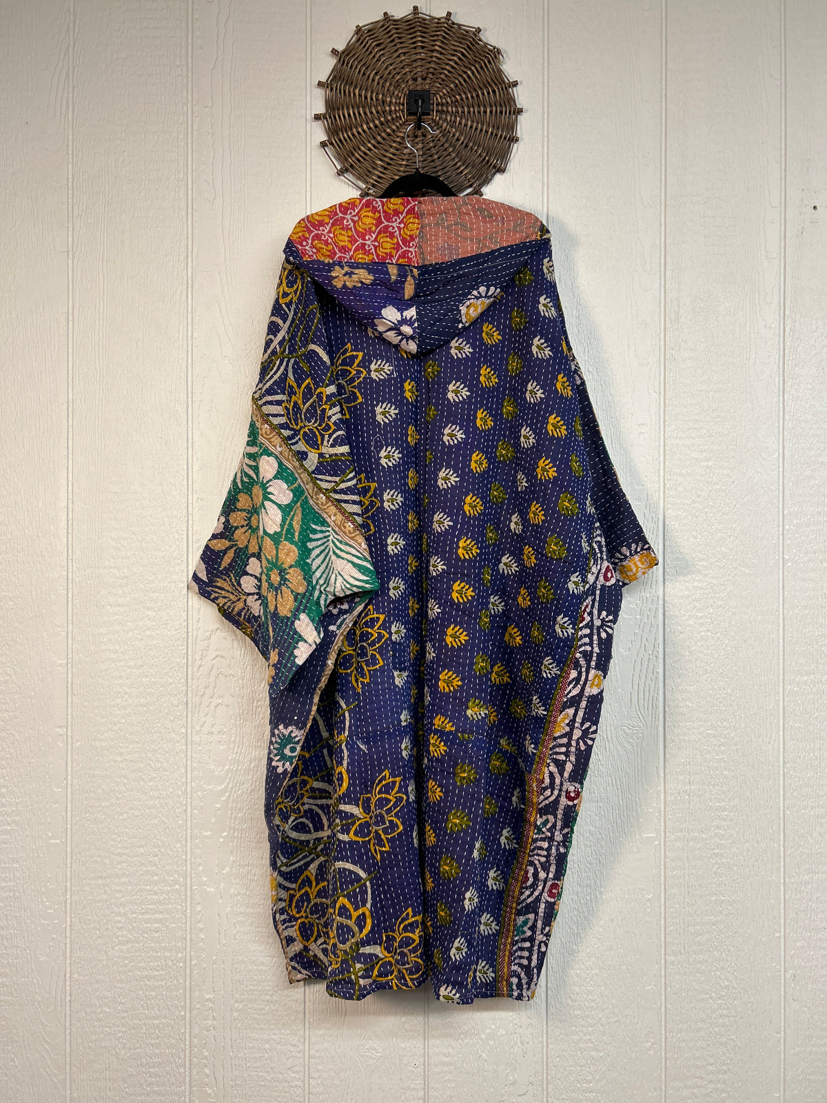 Pareo Kantha Gaia Hooded Maxi 1026 154