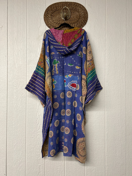 Pareo Kantha Gaia Hooded Maxi 1026 023