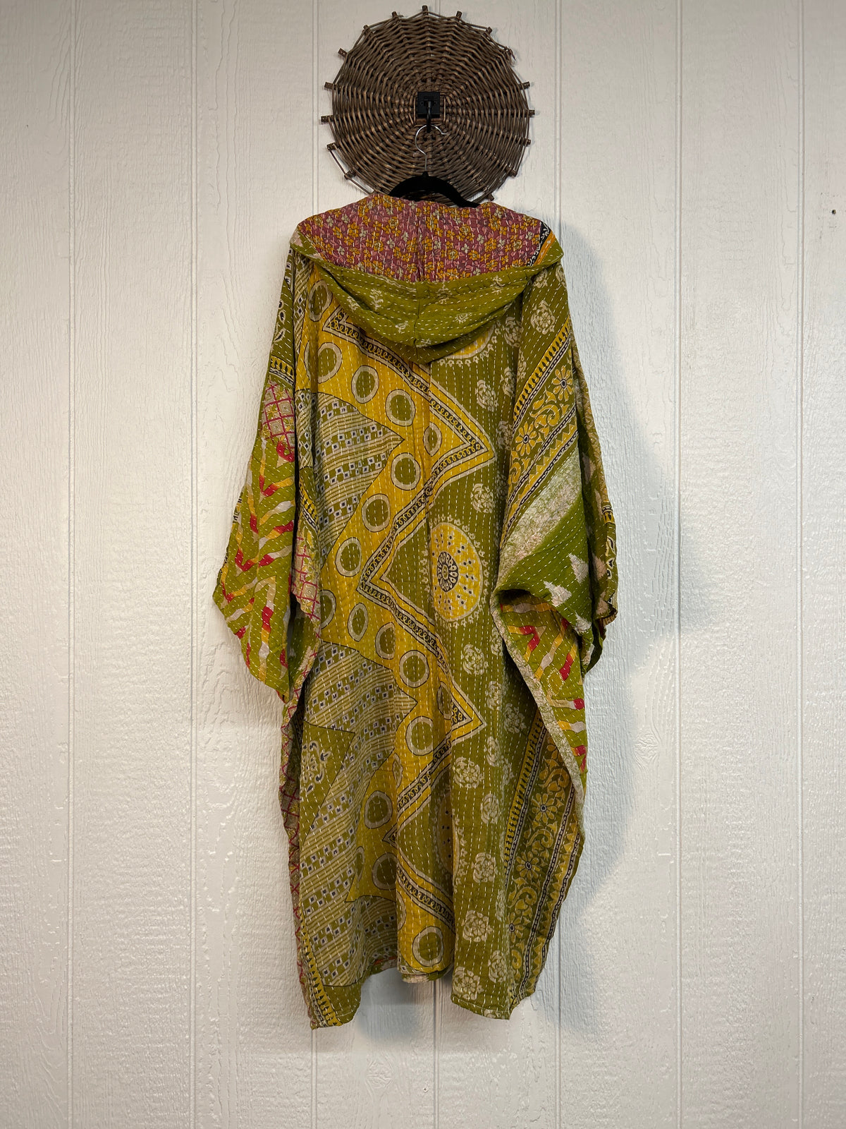 Pareo Kantha Gaia Hooded Maxi 1026 208