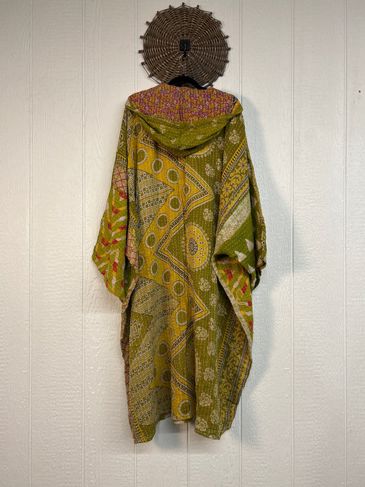 Pareo Kantha Gaia Hooded Maxi 1026 208