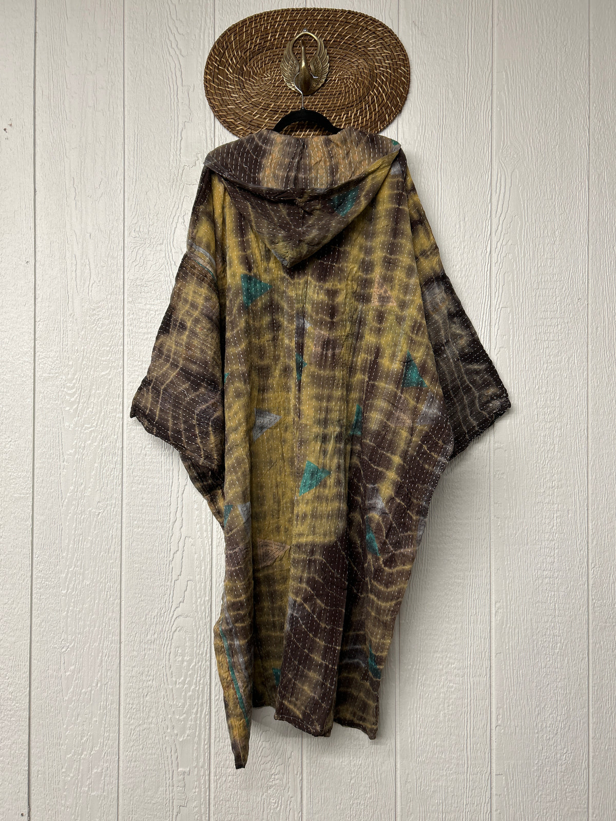 Pareo Kantha Gaia Hooded Maxi 1026 047