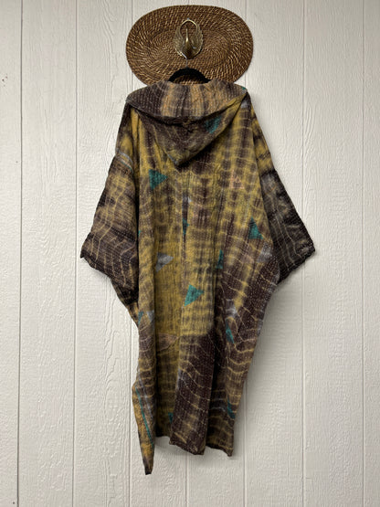 Pareo Kantha Gaia Hooded Maxi 1026 047