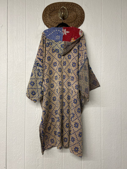 Pareo Kantha Gaia Hooded Maxi 1026 090