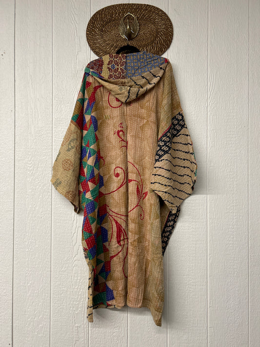 Pareo Kantha Gaia Hooded Maxi 1026 005