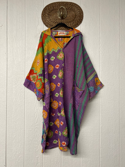 Pareo Kantha Gaia Hooded Maxi 1026 029