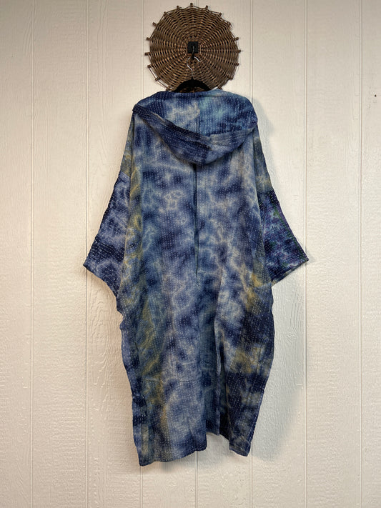 Pareo Kantha Gaia Hooded Maxi 1026 149