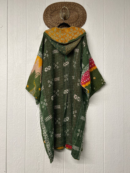 Pareo Kantha Gaia Hooded Maxi 1026 039