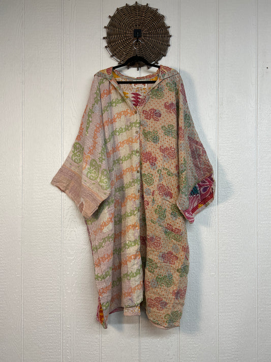 Pareo Kantha Gaia Hooded Maxi 1026 205