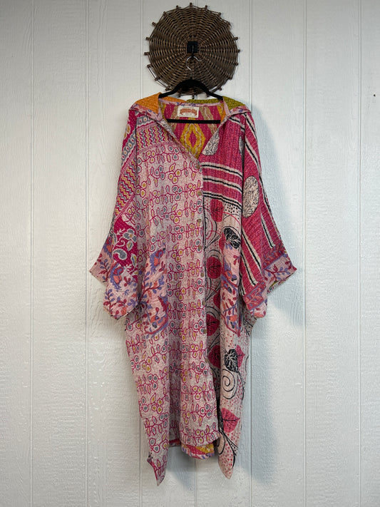 Pareo Kantha Gaia Hooded Maxi 1026 169