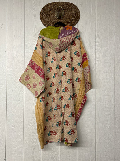 Pareo Kantha Gaia Hooded Maxi 1026 097