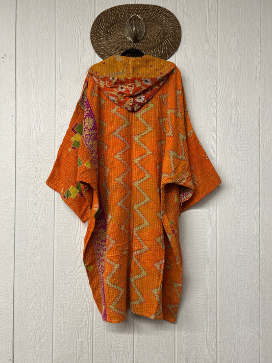 Pareo Kantha Gaia Hooded Maxi 1026 127