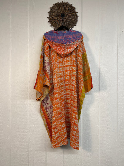 Pareo Kantha Gaia Hooded Maxi 1026 215