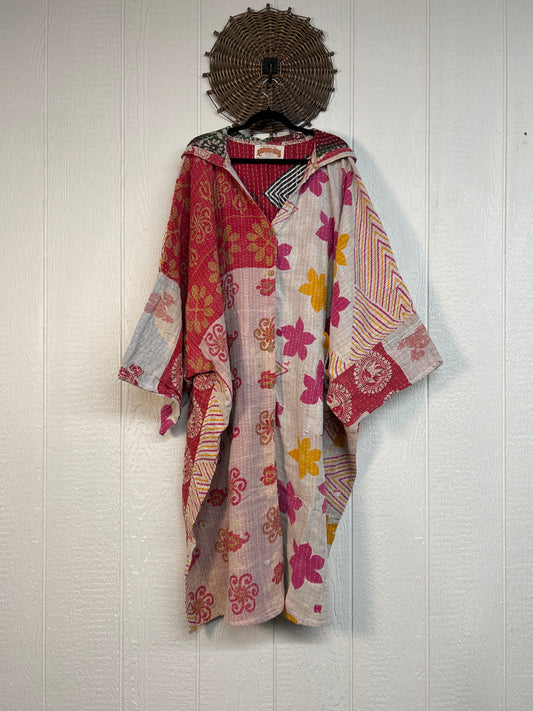 Pareo Kantha Gaia Hooded Maxi 1026 211