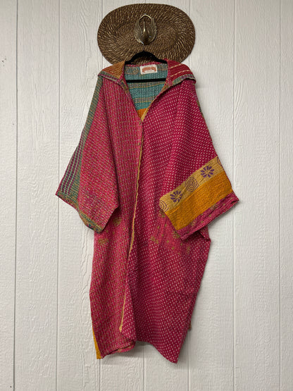 Pareo Kantha Gaia Hooded Maxi 1026 124