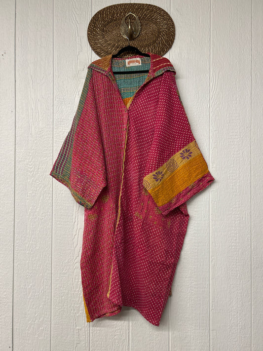 Pareo Kantha Gaia Hooded Maxi 1026 124