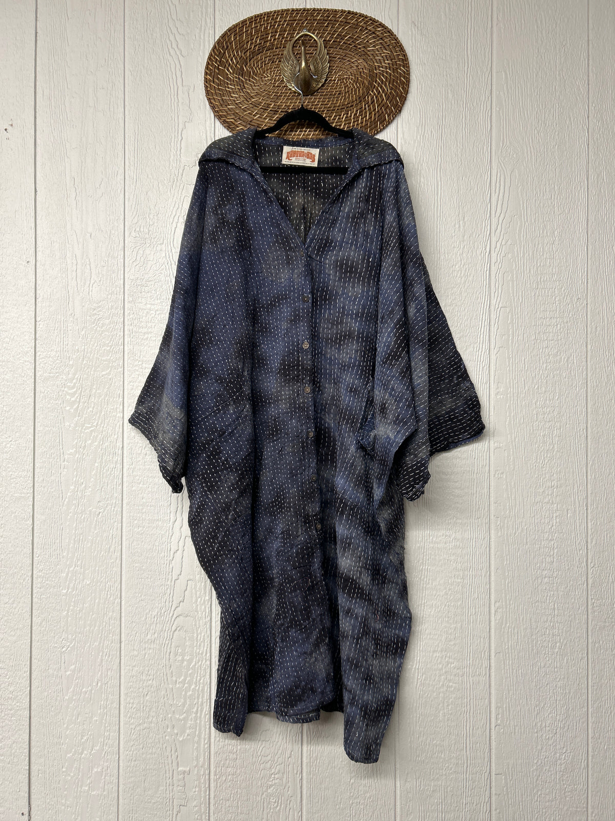 Pareo Kantha Gaia Hooded Maxi 1026 093