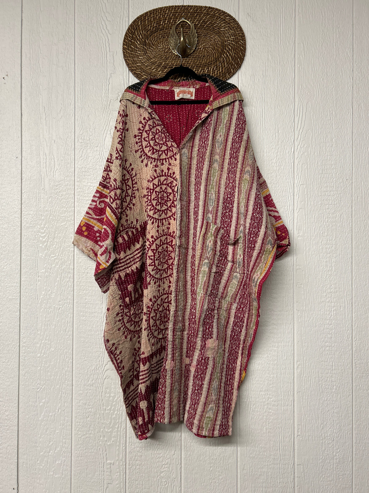 Pareo Kantha Gaia Hooded Maxi 1026 082