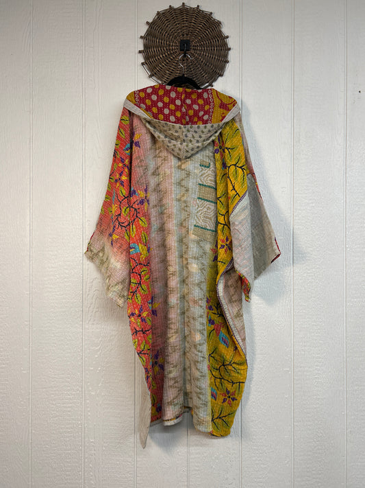 Pareo Kantha Gaia Hooded Maxi 1026 221