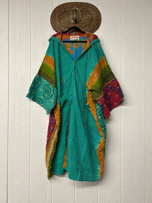 Pareo Kantha Gaia Hooded Maxi 1026 038