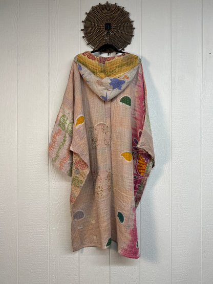 Pareo Kantha Gaia Hooded Maxi 1026 205