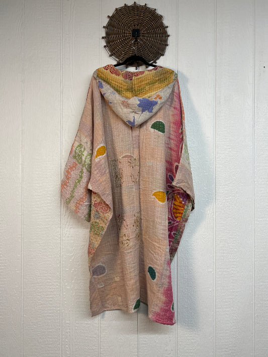 Pareo Kantha Gaia Hooded Maxi 1026 205