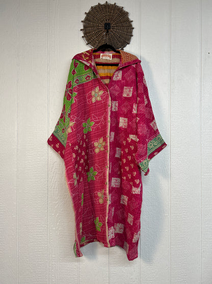 Pareo Kantha Gaia Hooded Maxi 1026 177