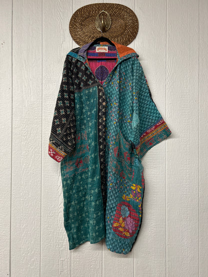 Pareo Kantha Gaia Hooded Maxi 1026 126