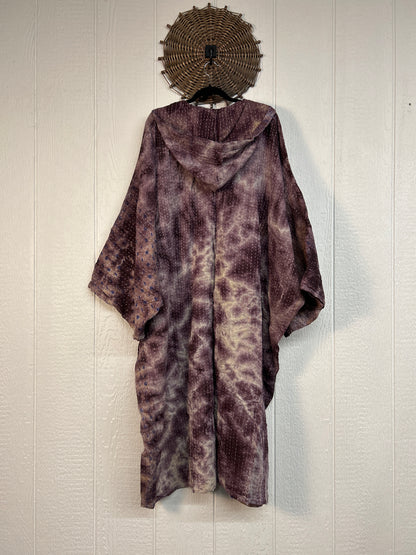 Pareo Kantha Gaia Hooded Maxi 1026 196