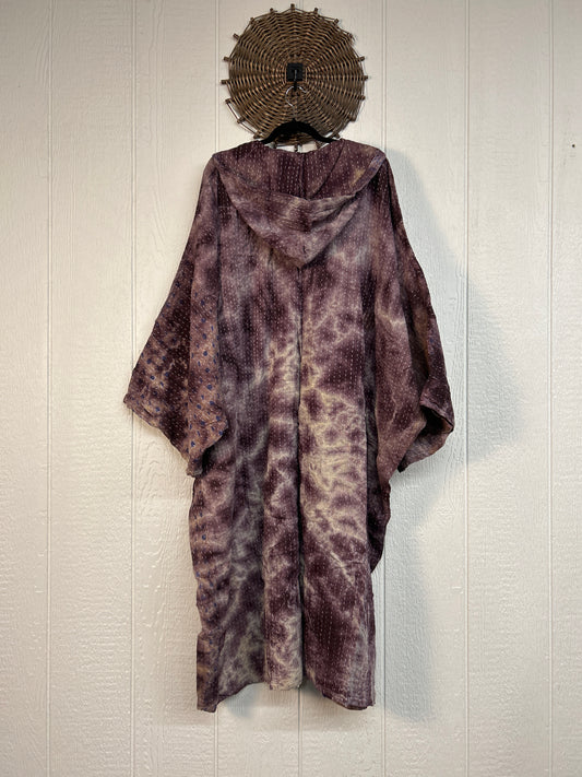 Pareo Kantha Gaia Hooded Maxi 1026 196