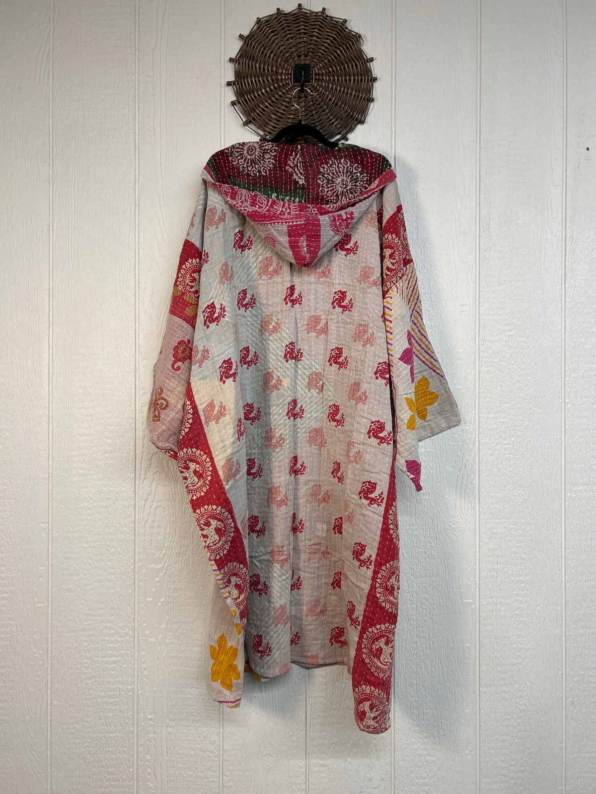 Pareo Kantha Gaia Hooded Maxi 1026 211