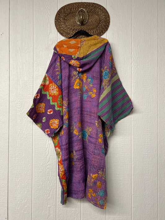 Pareo Kantha Gaia Hooded Maxi 1026 029