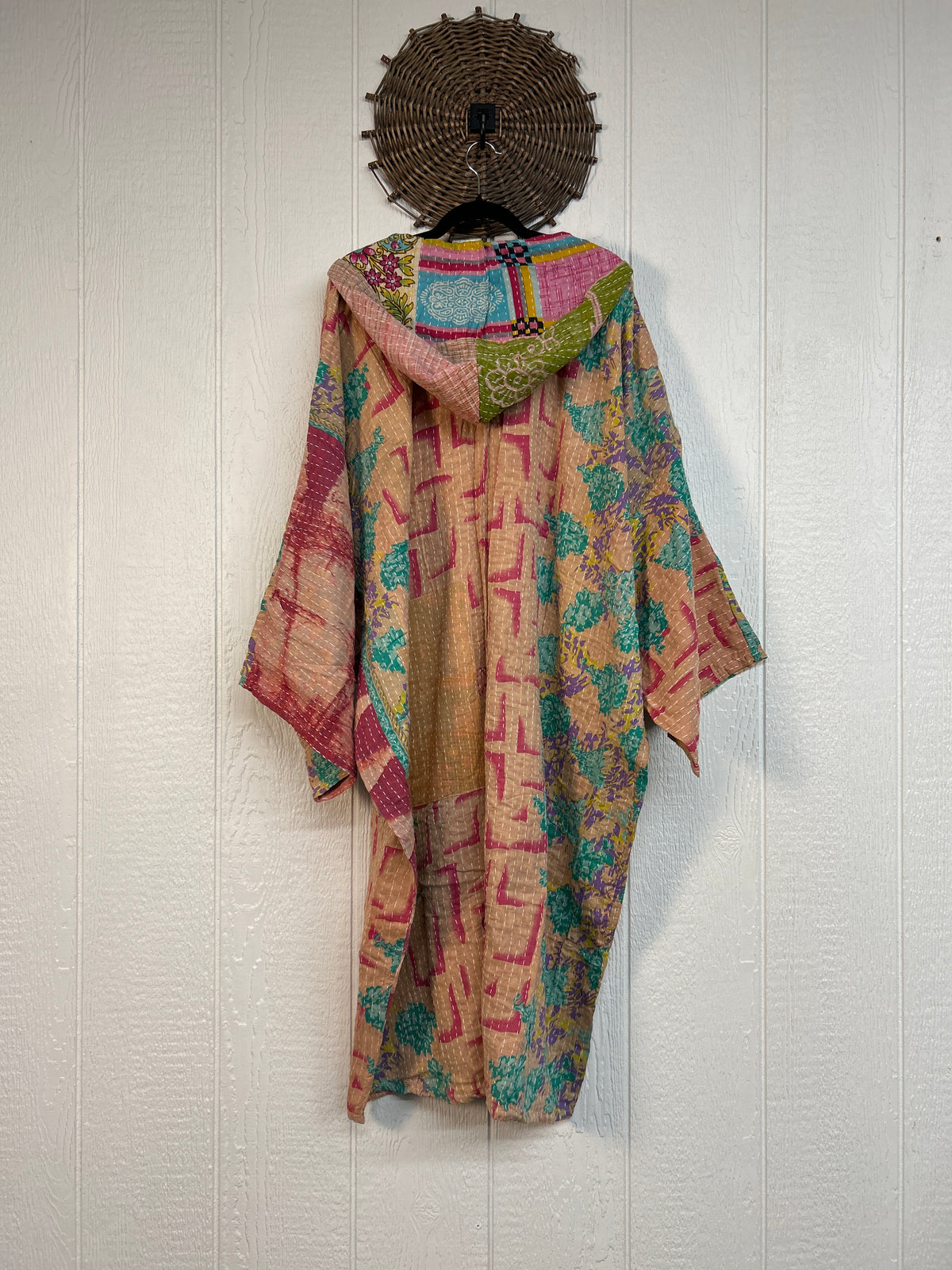 Pareo Kantha Gaia Hooded Maxi 1026 165