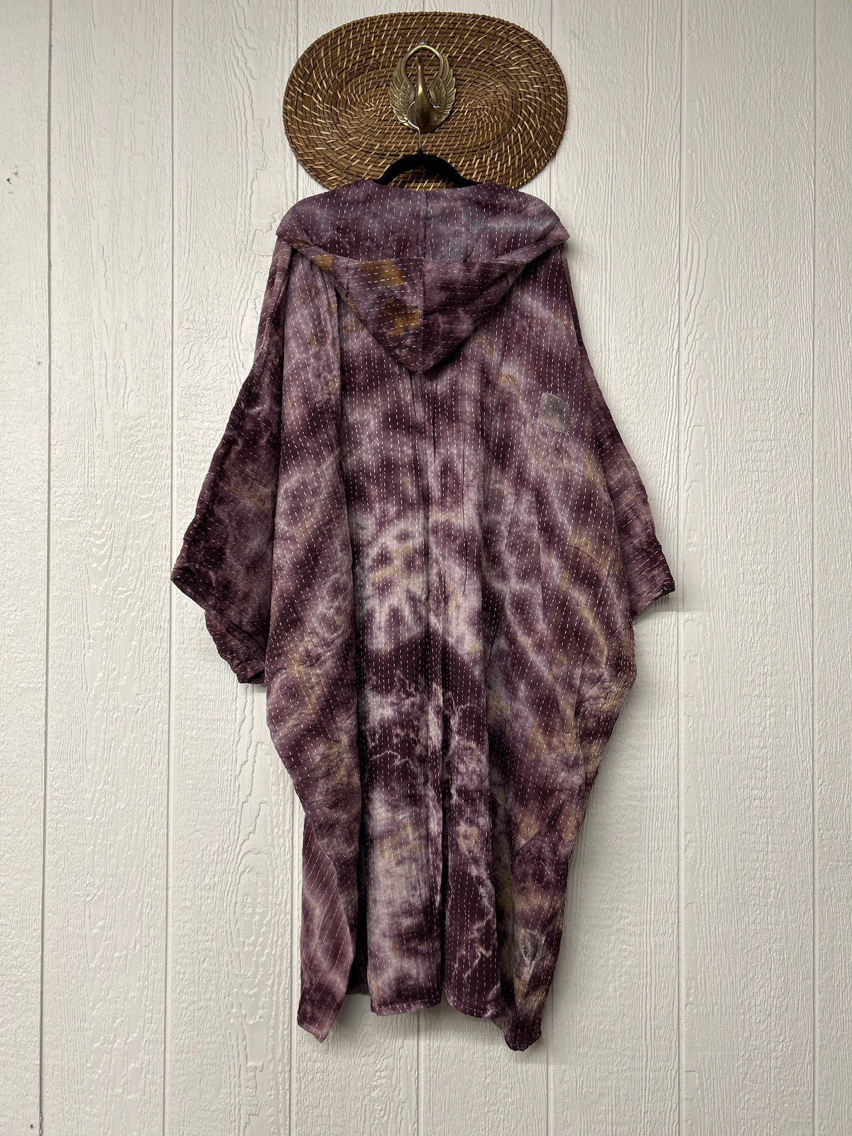 Pareo Kantha Gaia Hooded Maxi 1026 078