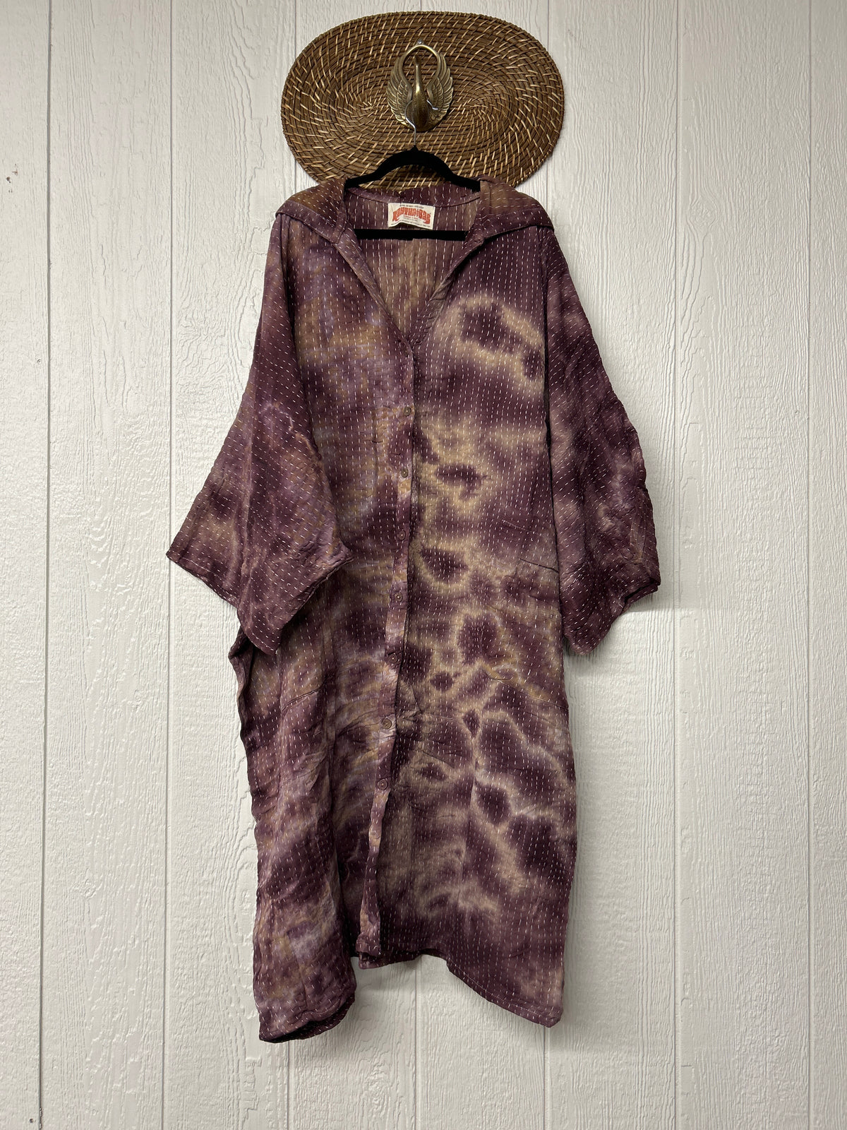 Pareo Kantha Gaia Hooded Maxi 1026 116