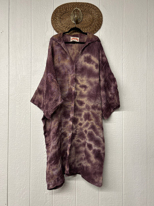 Pareo Kantha Gaia Hooded Maxi 1026 116
