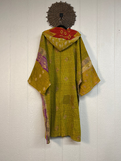 Pareo Kantha Gaia Hooded Maxi 1026 197