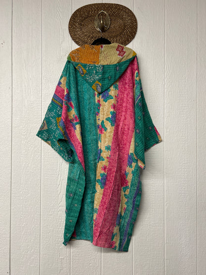 Pareo Kantha Gaia Hooded Maxi 1026 115