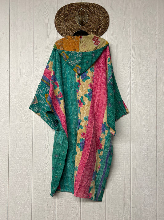Pareo Kantha Gaia Hooded Maxi 1026 115